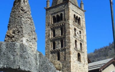 Le clocher de Saint Etienne de Tinée