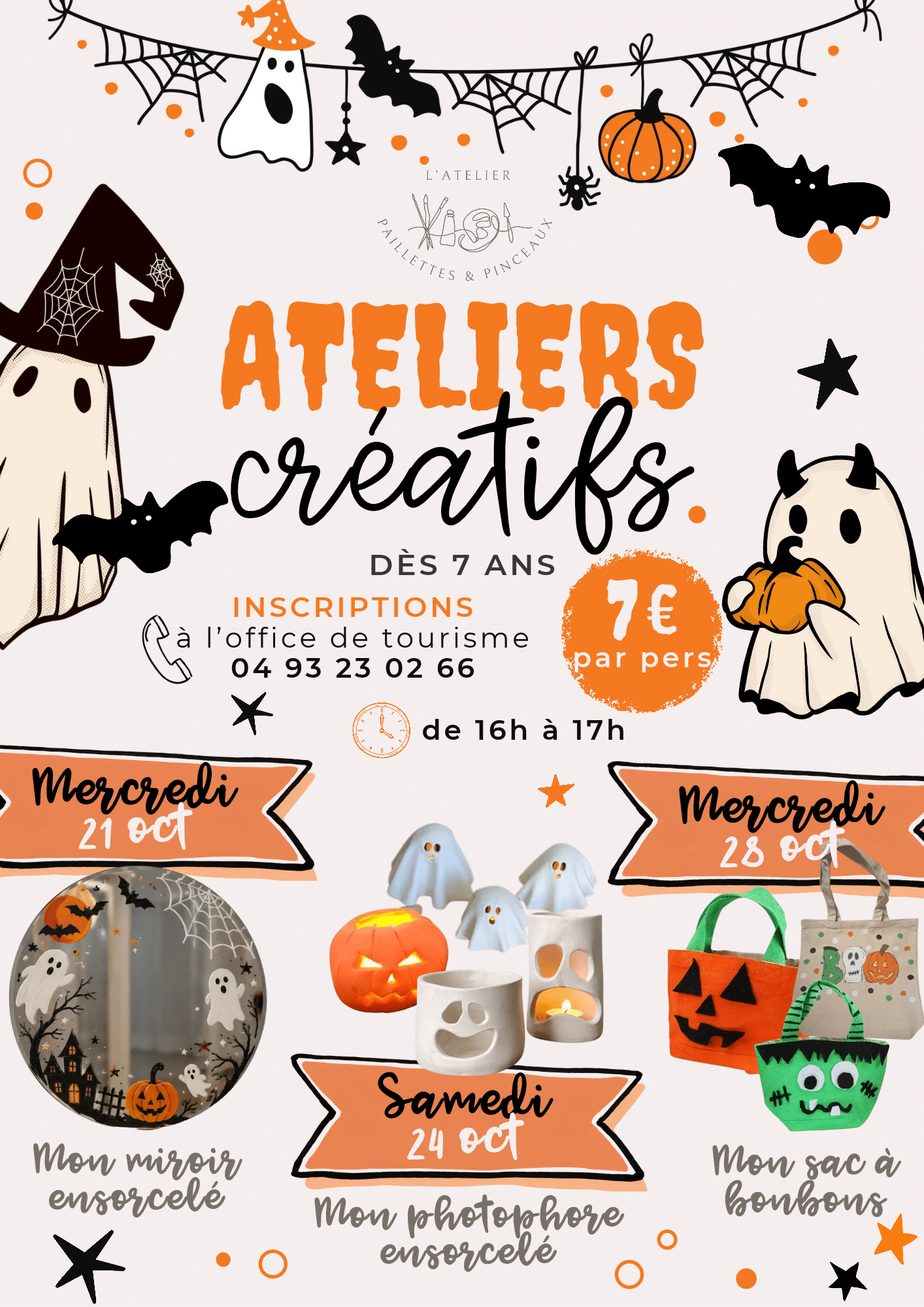 Atelier créatif - Vacances de la Toussaint